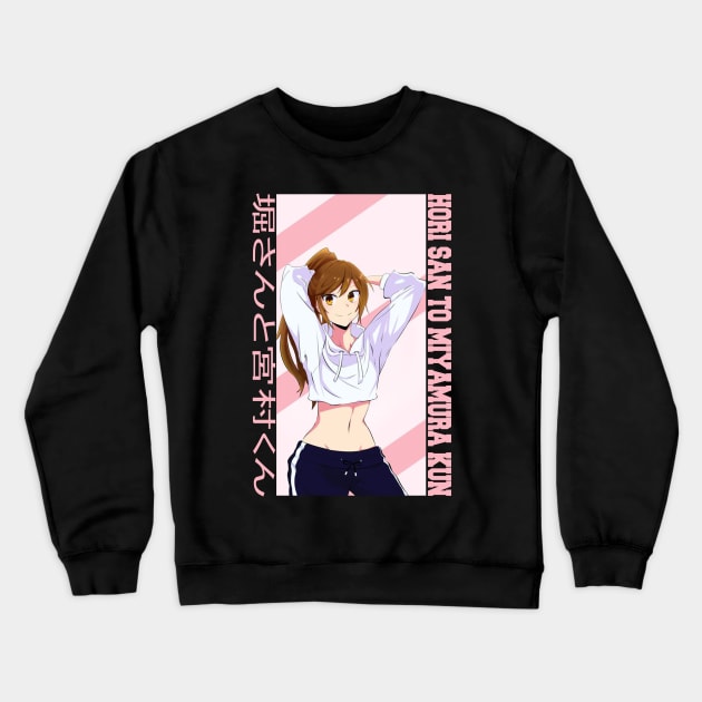 Kyouko Hori-Horimiya Crewneck Sweatshirt by abdul rahim